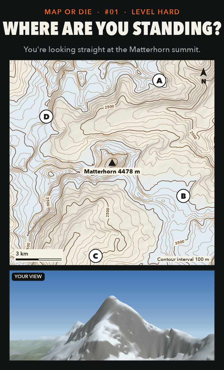 Map 01 · Matterhorn: WHERE ARE YOU STANDING?