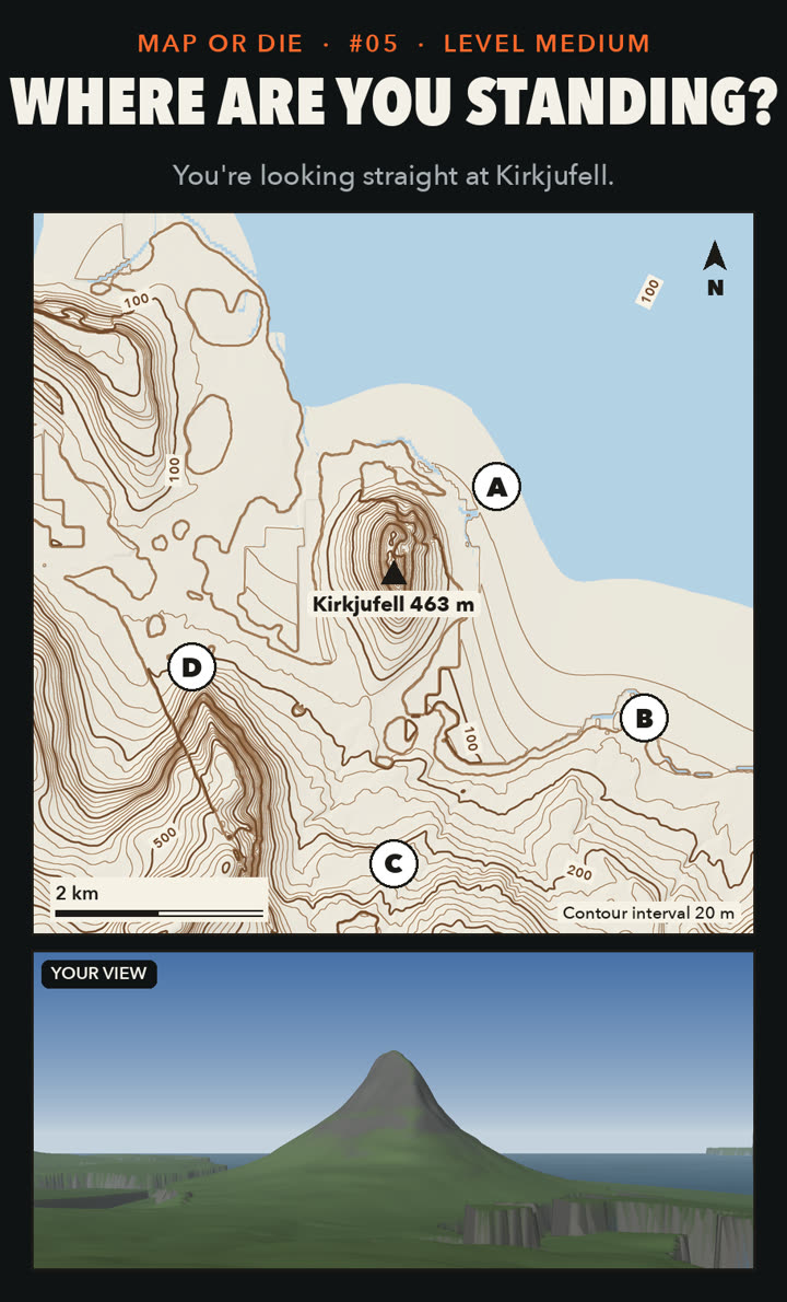Map 05 · Kirkjufell: WHERE ARE YOU STANDING?